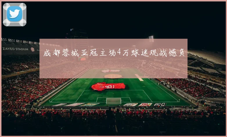 成都蓉城亚冠主场4万球迷观战憾负