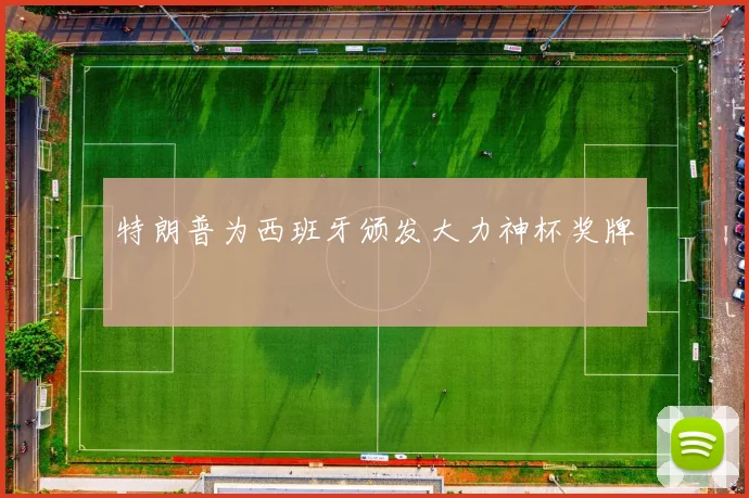 特朗普为西班牙颁发大力神杯奖牌